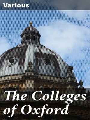 cover image of The Colleges of Oxford